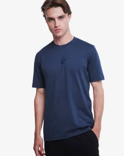 Premiata T-shirt in cotone con logo centrale>Uomo Felpe E T-Shirt|Felpe E T-Shirt