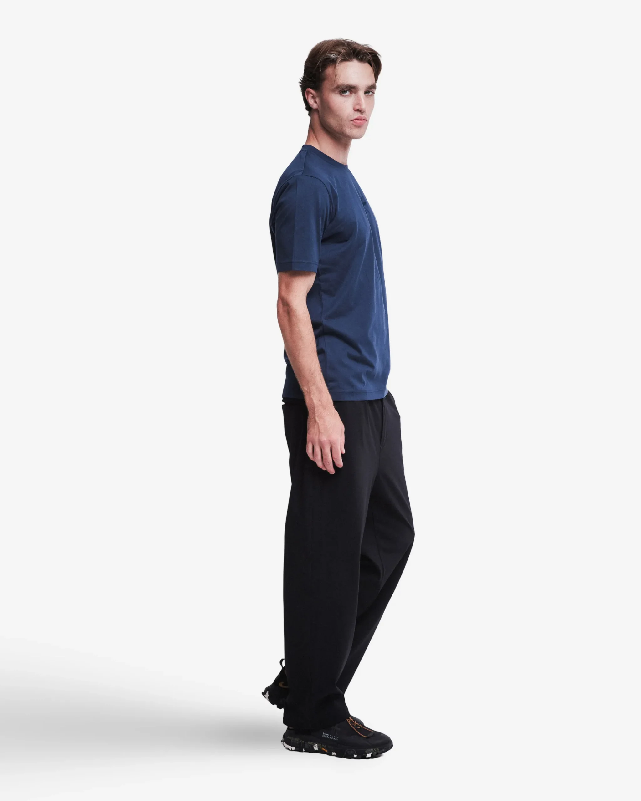 Premiata T-shirt in cotone con logo centrale>Uomo Felpe E T-Shirt|Felpe E T-Shirt