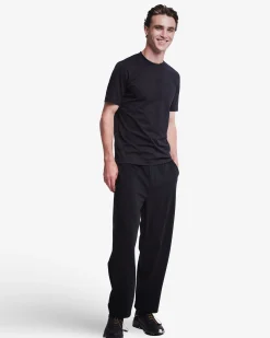 Premiata T-shirt in cotone con logo centrale>Uomo Felpe E T-Shirt|Felpe E T-Shirt